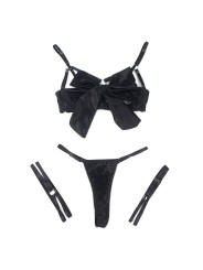 SUBBLIME 955199 SET SUJETADOR CON LAZO NEGRO AJUSTABLE S M