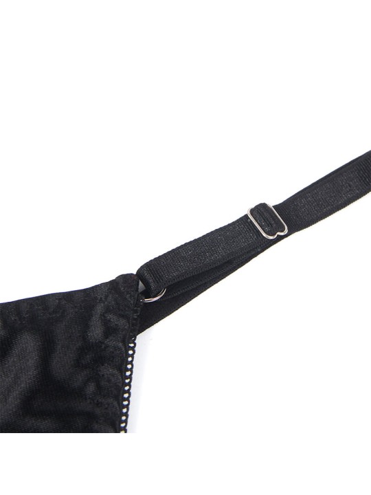 SUBBLIME 955199 SET SUJETADOR CON LAZO NEGRO AJUSTABLE S M