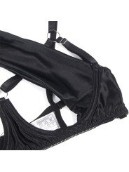 SUBBLIME 955199 SET SUJETADOR CON LAZO NEGRO AJUSTABLE S M