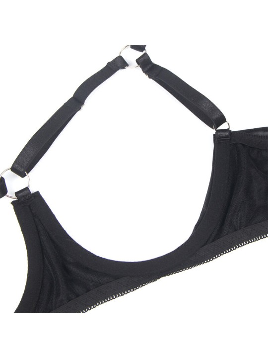 SUBBLIME 955199 SET SUJETADOR CON LAZO NEGRO AJUSTABLE S M