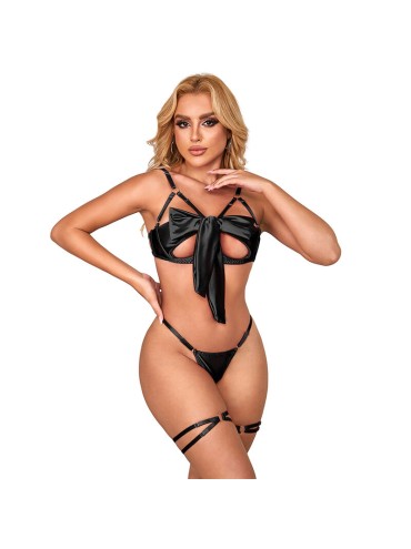 SUBBLIME 955205 SET SUJETADOR CON LAZO NEGRO AJUSTABLE L XL