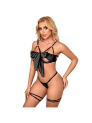 SUBBLIME 955205 SET SUJETADOR CON LAZO NEGRO AJUSTABLE L XL