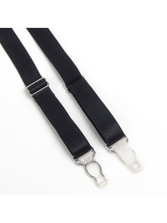 SUBBLIME 955236 SET SUJETADOR CON LIGUERO BONDAGE NEGRO S M