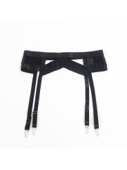 SUBBLIME 955236 SET SUJETADOR CON LIGUERO BONDAGE NEGRO S M