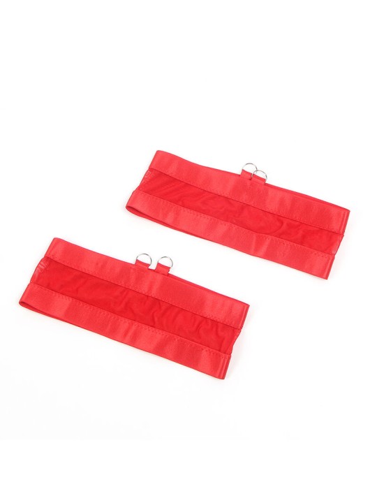 SUBBLIME 955250 SET SUJETADOR CON LIGUERO BONDAGE ROJO S M