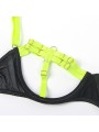 SUBBLIME 955281 SET SUJETADOR CON COLLAR Y DETALLES PARA PIERNAS VERDE FLUORESCENTE L XL