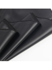 SUBBLIME 955373 VESTIDO CON TIRANTES DE CUERO NEGRO S M