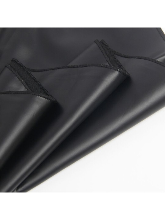 SUBBLIME 955380 VESTIDO CON TIRANTES DE CUERO NEGRO L XL