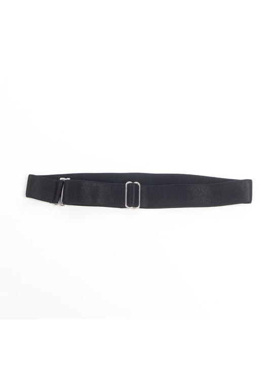 SUBBLIME 955380 VESTIDO CON TIRANTES DE CUERO NEGRO L XL