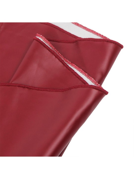 SUBBLIME 955403 VESTIDO CON TIRANTES DE CUERO BURDEOS L XL