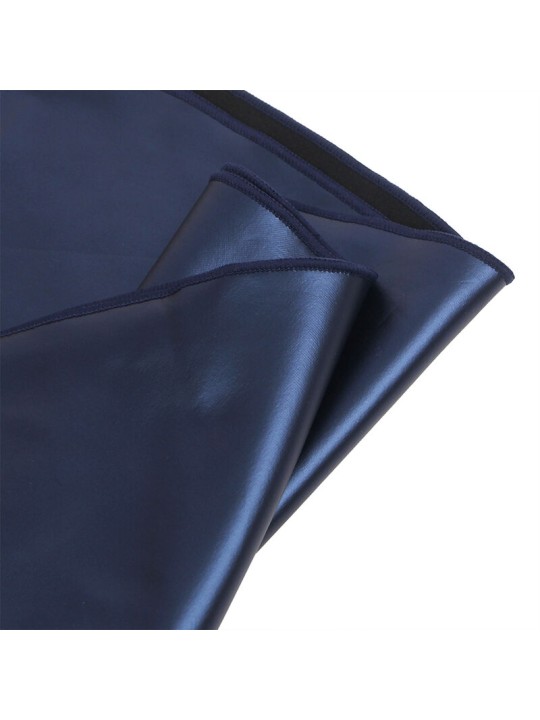 SUBBLIME 955427 VESTIDO CON TIRANTES DE CUERO AZUL L XL