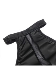 SUBBLIME 955472 VESTIDO CUELLO HALTER CON TRANSPARENCIAS NEGRO S M