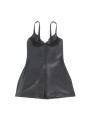 SUBBLIME 957568 VESTIDO DE CUERO CON CREMALLERA NEGRO S M
