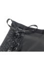 SUBBLIME 957582 CONJUNTO SUJETADOR Y FALDA DE CUERO NEGRO S M
