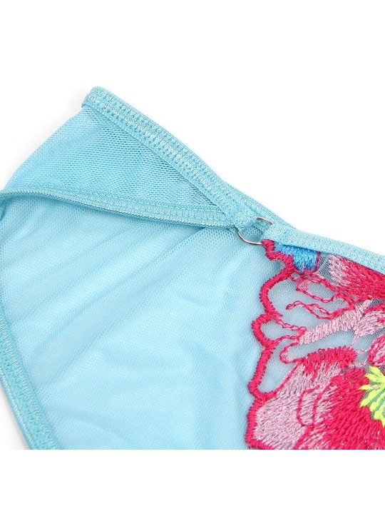 SUBBLIME 957643 CONJUNTO SUJETADOR Y LIGUERO CON BORDADOS DE FLORES ROSAS S M