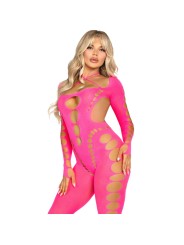 LEG AVENUE BODYSTOCKING ROSA CON ESPALDA ABIERTA TALLA UNICA