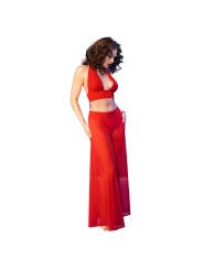CHILIROSE CR 4857 SET TOP Y PANTALONES ROJO TALLA S