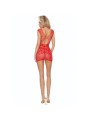 PASSION BS111 BODYSTOCKING ENCAJE ROJO