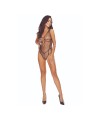 PASSION BS114 BODYSTOCKING REJILLA NEGRO