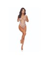 PASSION BS114 BODYSTOCKING REJILLA BLANCO