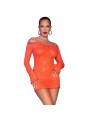 CHILIROSE CR 4859 MINI VESTIDO NARANJA M