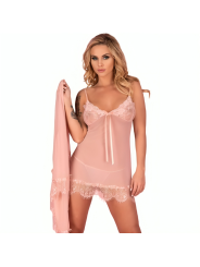 LIVCO CORSETTI FASHION HYEONA 1710 BABYDOLL TANGA ROSA S