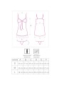 LIVCO CORSETTI FASHION HYEONA 1710 BABYDOLL TANGA ROSA S