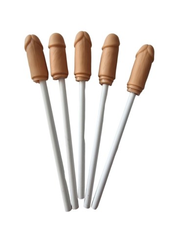 DIABLO PICANTE 5 LAPICES CON PUNTA DE PENE NATURAL