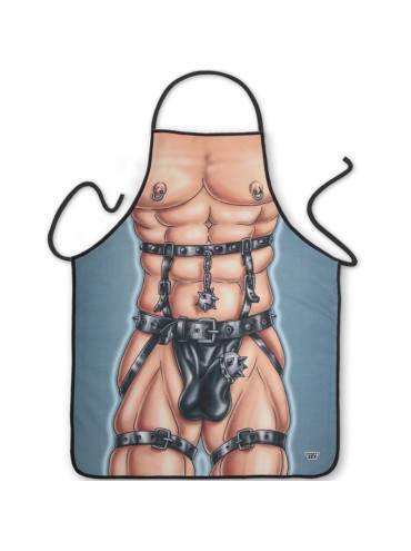 DIABLO PICANTE DELANTAL SADO MASCULINO