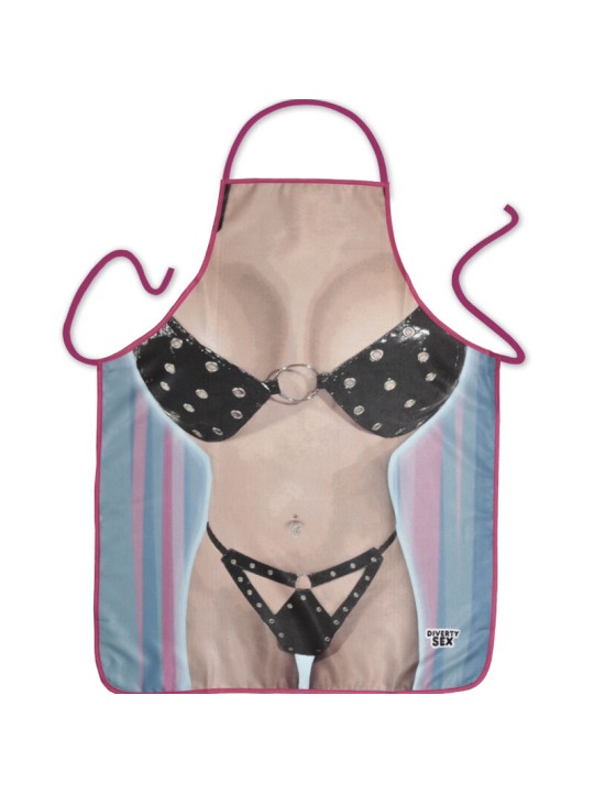 DIABLO PICANTE DELANTAL BIKINI MUJER