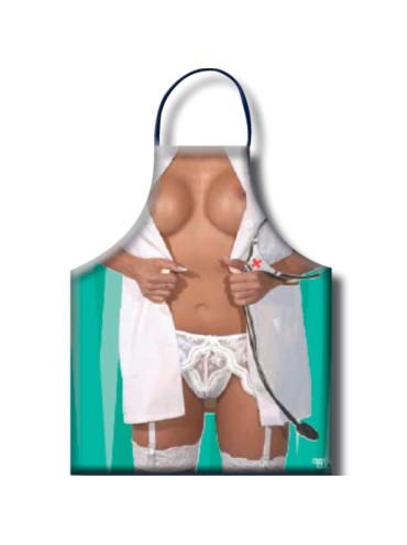 DIABLO PICANTE DELANTAL ENFERMERA MUJER