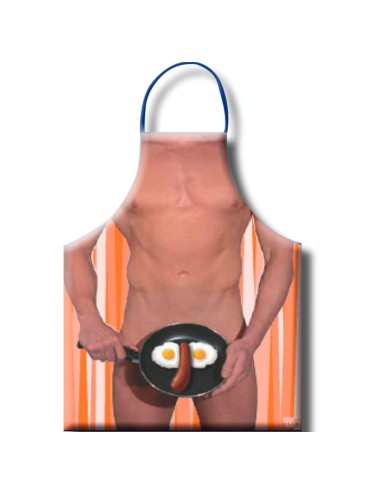 DIABLO PICANTE DELANTAL HUEVOS FRITOS HOMBRE