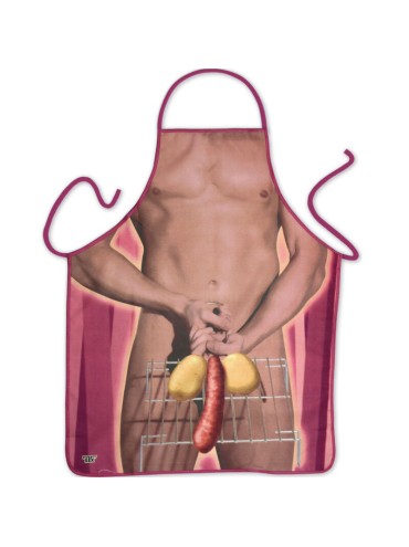 DIABLO PICANTE DELANTAL BUTIFARRA HOMBRE