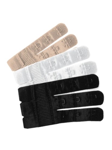 BYE BRA EXTENSORES DE CONTORNO FLEXIBLES 3 GANCHOS 3 UDS