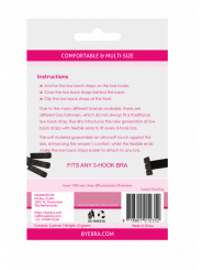 BYE BRA ADAPTADOR SUJETADOR ESPALDA ABIERTA NEGRO BLANCO