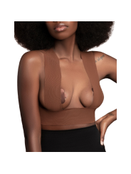 BYE BRA BODY CINTA 5 M X 65 CM 3 PARES DE PEZONERAS MARRON