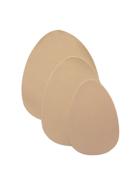 BYE BRA REALZADOR PECHOS 3 PARES DE SATEN BEIGE COPA A C