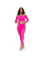 CHILIROSE CR 4632 TOP PANTALON FUCSIA S L