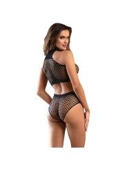 SUBBLIME 952082 SET DE REJILLA CON BRILLANTES NEGRO TALLA UNICA