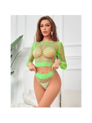 SUBBLIME 952211 SET DE REJILLA 2 PIEZAS DE MANGA LARGA VERDE TALLA UNICA