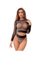 SUBBLIME 952228 SET DE REJILLA 2 PIEZAS DE MANGA LARGA NEGRO TALLA UNICA