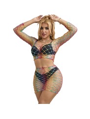 SUBBLIME 952440 SET DE REJILLA 2 PIEZAS MANGA LARGA ARCOIRIS TALLA UNICA