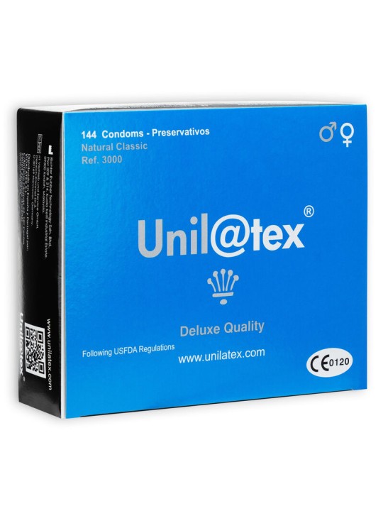 UNILATEX PRESERVATIVOS NATURALES 144 UDS