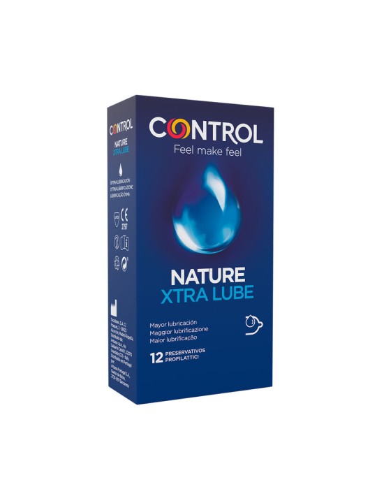 CONTROL EXTRA LUBE PRESERVATIVOS 12 UNIDADES