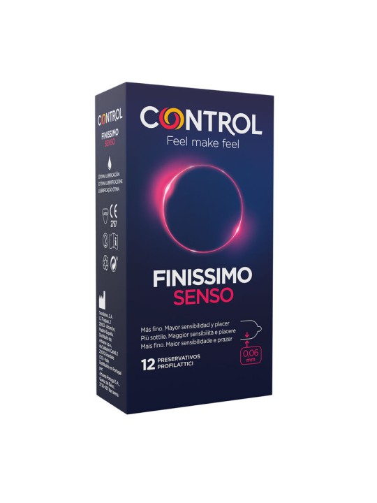 CONTROL ADAPTA SENSO PRESERVATIVOS 12 UNIDADES