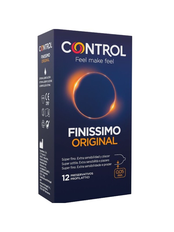 CONTROL FINISSIMO PRESERVATIVOS 12 UNIDADES