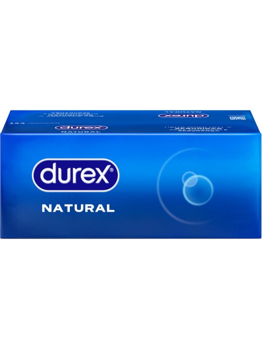 DUREX PRESERVATIVOS NATURAL 144 UNIDADES