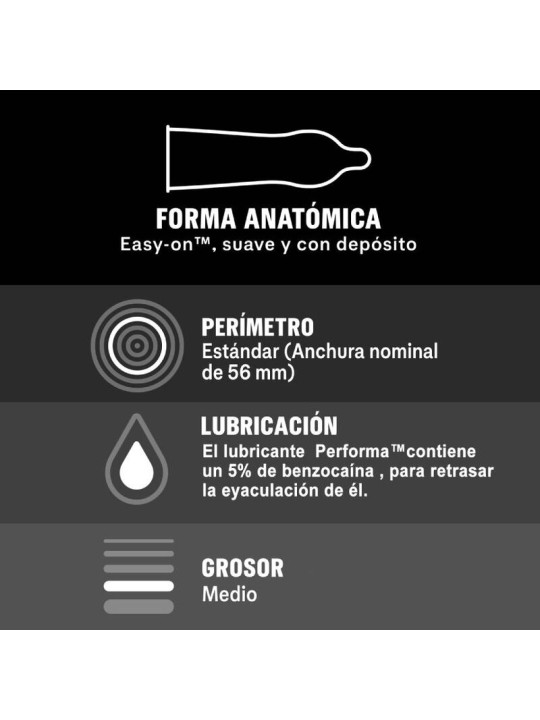 DUREX PLACER PROLONGADO RETARDANTE 12 UNIDADES