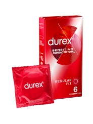 DUREX SENSITIVO CONTACTO TOTAL 6 UNIDADES