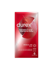 DUREX SENSITIVO CONTACTO TOTAL 6 UNIDADES